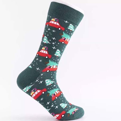 Title 5, Christmas Element Casual Trend Mens Socks