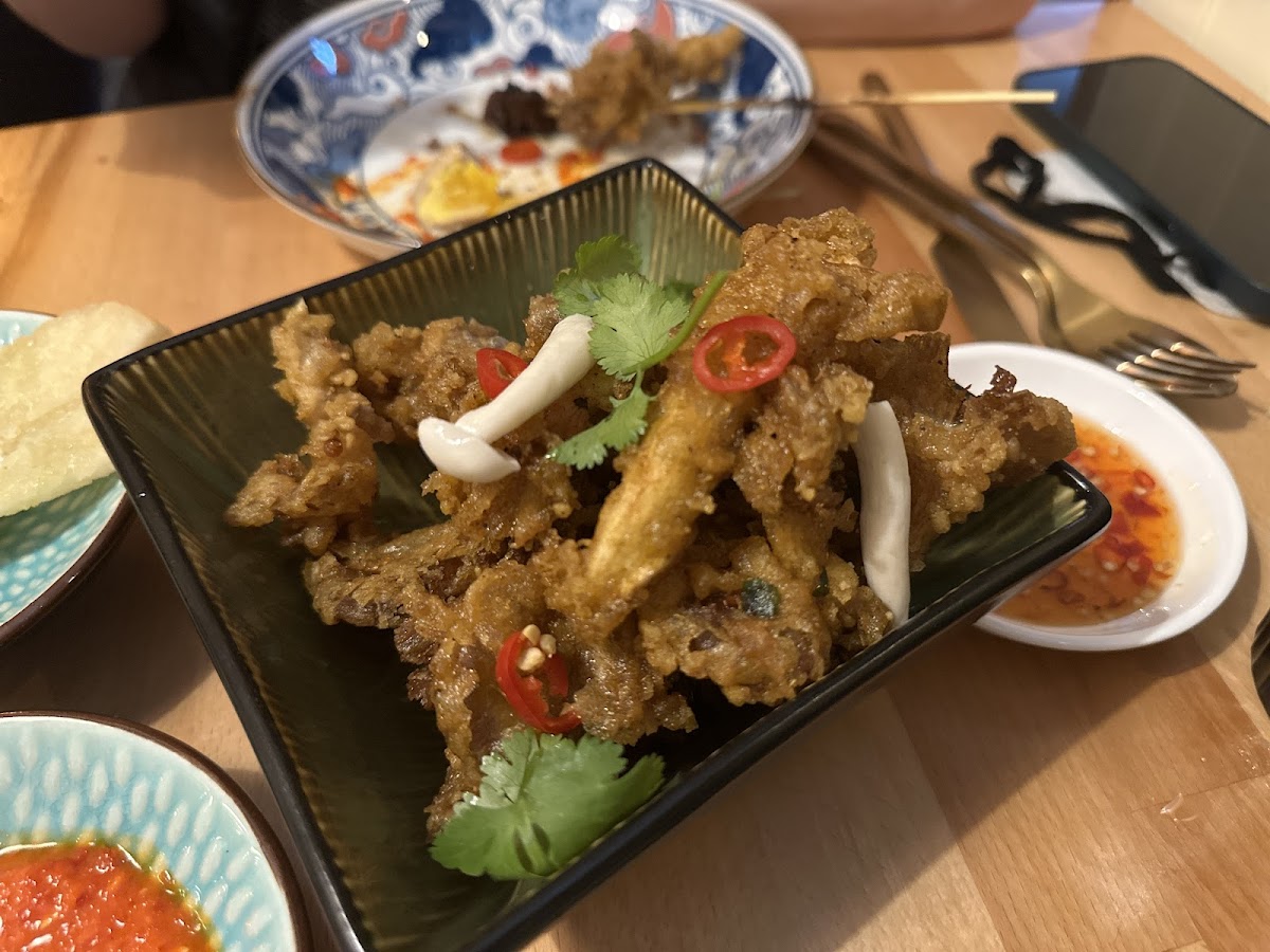 Fried mushrooms