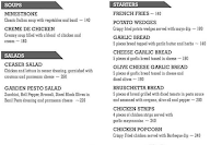 Canosa menu 1