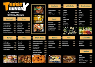 Thirsty & Hungry menu 1