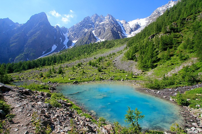 photo du lac de la douche