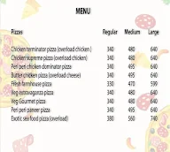 Joey's Pizza menu 1