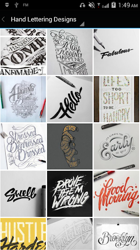 Hand Lettering Designs