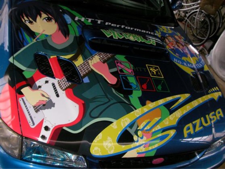 インプレッサの痛車・過去画像・大阪オートメッセ・あずぷれっさ・gc8に関するカスタム事例の投稿画像9枚目
