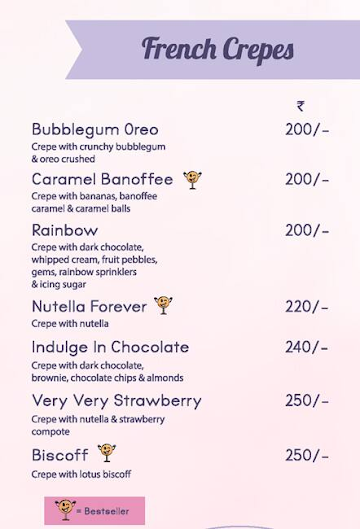 99 Pancakes menu 