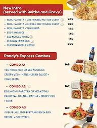 Pondy Parottas menu 7