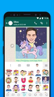 MojiPop - My Personal Emoji Keyboard & Camera Screenshot