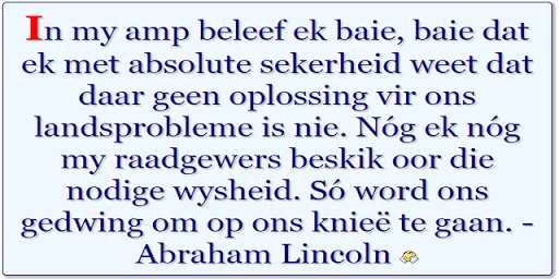 Aanhalings in Afrikaans Quotes