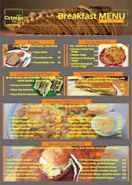 A Bakers Menu menu 1