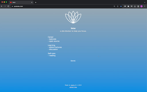 Lotus - Site Blocker