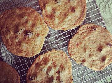 Thin Crisp Chocolate Chip Cookies