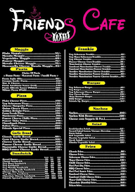 Friends Cafe menu 3