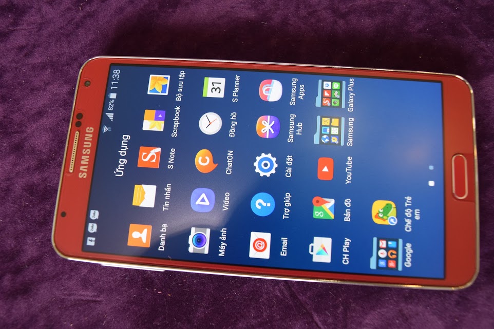Bán note 3 n9005 quốc tế màu đỏ còn mới 99.9%