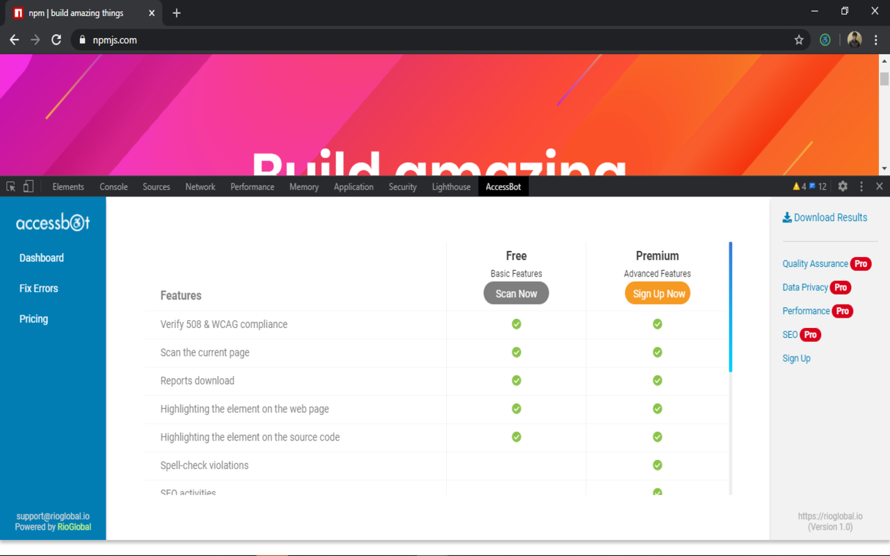 Accessbot - Web Accessibility Evaluation Tool Preview image 3