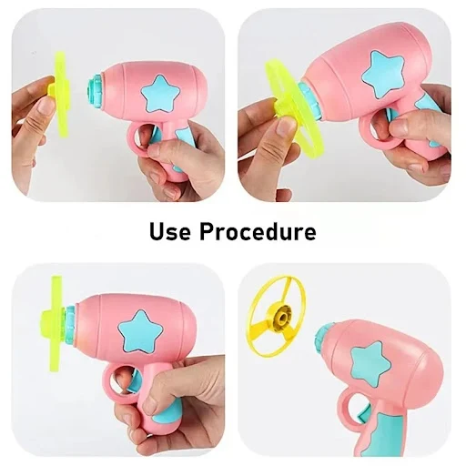 Funny Cat Toy Interactive Launch Pet Training Toy For Kitten Mini Flying Disc Shooting Gun Chasing Games Cat Toys Pet Su