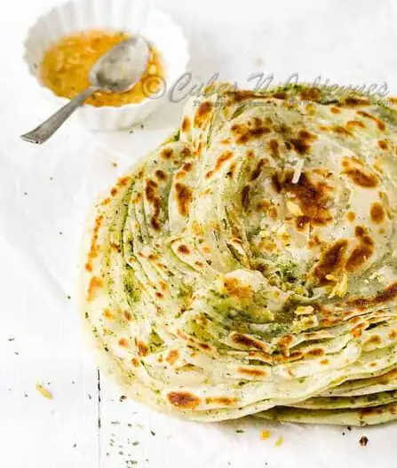 Pudina Lachha Paratha