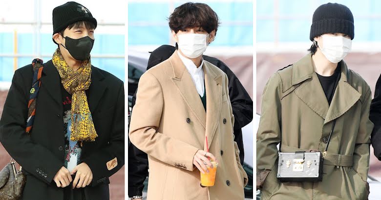 BTS Turns Airport Into Runway With Top Brands Like Louis Vuitton and Gucci  As They Jetset Off For Their End Of Year Schedule In LA - Koreaboo