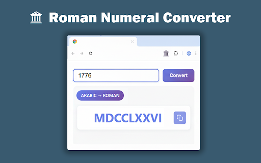 Number into Roman screenshot 1