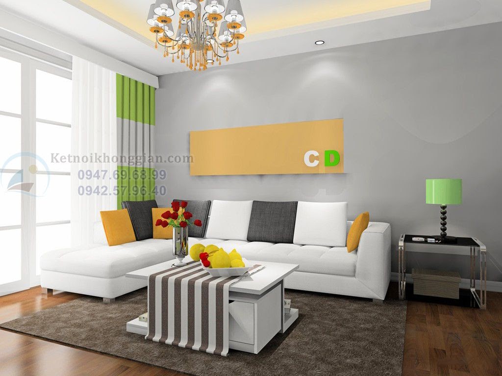 thiết kế phòng khách hiện đại