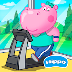 Cover Image of Télécharger Jeux de fitness : entraîneur d'hippopotame 1.0.5 APK