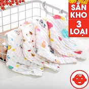 Khăn Sữa Xô 6 Lớp Rửa Mặt Loại Dày Siêu Mềm Mại Cho Bé