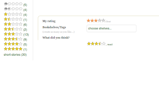 Goodreads Half-Stars and Rating Tags