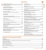 Carter Road Social menu 3