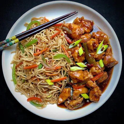 Chicken Manchurian Noodles