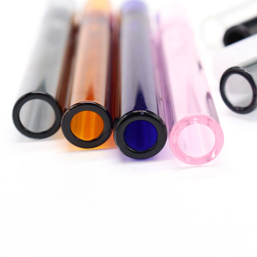 Title 1, Telescopic Smoke Pipe Clear Straight Glass Suct...