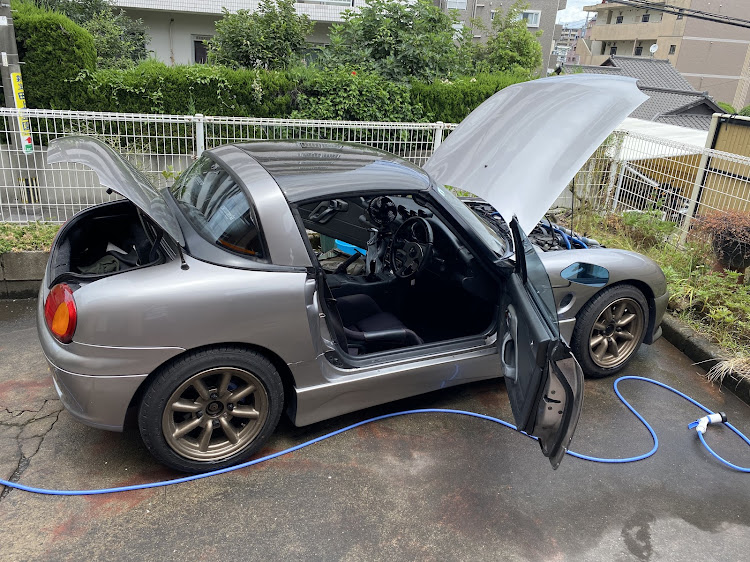 カプチーノの鹿児島・いつもイイネ&コメントありがとうございます🙇‍♂️・フォロー、いいね、コメントよろしくお願いします！・洗車・灰雨に関するカスタム事例の投稿画像7枚目
