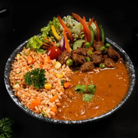 Rajma Masala & Red Rice Meal