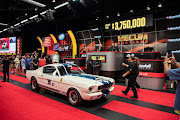 The 1965 Ford Mustang Shelby GT350 “R-Model” prototype that fetched a record price. 
