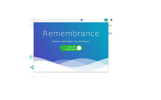 Remembrance chrome extension