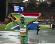 Caster Semenya after the women's 1500m final on day 6 of the Gold Coast 2018 Commonwealth Games at Carrara Sports Arena on April 10, 2018 in Gold Coast, Australia. 
