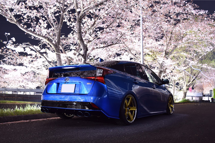 プリウスの目指せPickUpCars・夜桜・カメラ設定・難しい・思川に関するカスタム事例の投稿画像3枚目