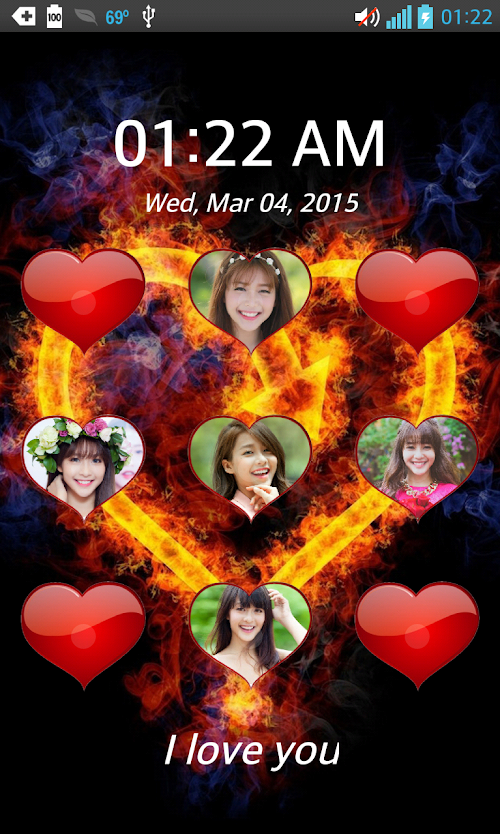 Android application Love Pattern Lockscreen Pro screenshort