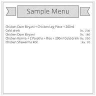 Shalimar Caterers menu 1