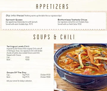 Chili's Grill & Bar menu 