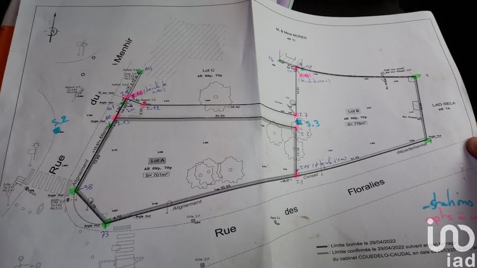 Vente terrain  776 m² à Paimboeuf (44560), 93 000 €