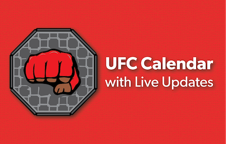 UFC Calendar small promo image