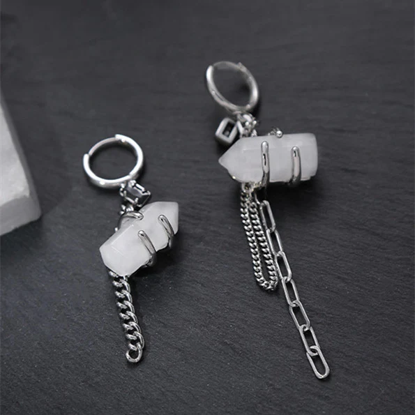 Title 6, Pendientes de clip elegantes para mujer con cad...