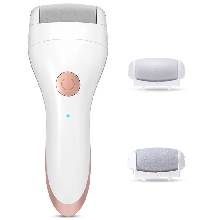 2-in-1 Elektrische Voetvijl Set voor Zachte Voeten. Verwijdert Gemakkelijk Eelt en Dode Huidcellen. Professionele Pedicure Thuis. Verzorgde voeten!