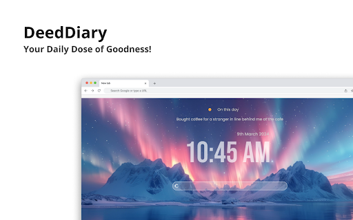DeedDiary – Good Deeds Journal & Positivity Tracker
