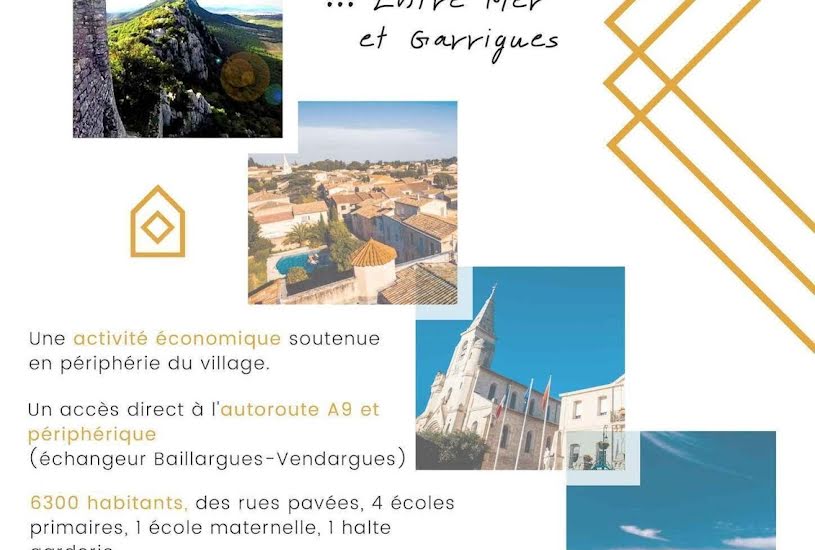  Vente Terrain à bâtir - à Vendargues (34740) 