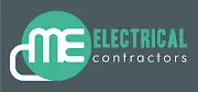 M E Electrical Contractors  Logo