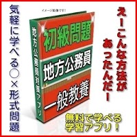 地方公務員／初級レベル／一般教養／対策問題集です