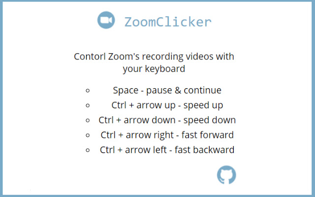 ZoomClicker chrome extension