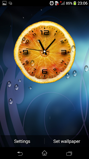 Beautiful Clock Live Wallpaper