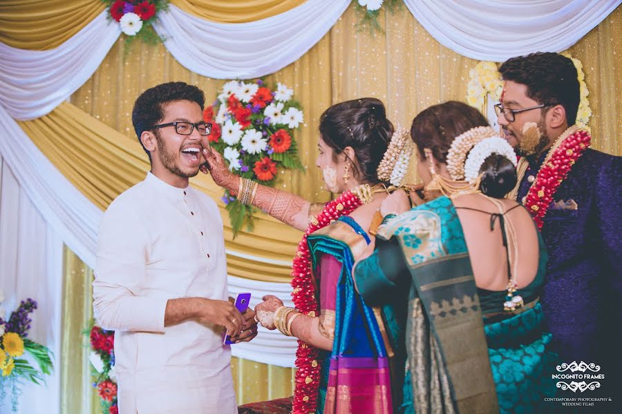 Photographe de mariage Sujith Kumar (incognitoframes). Photo du 28 août 2018