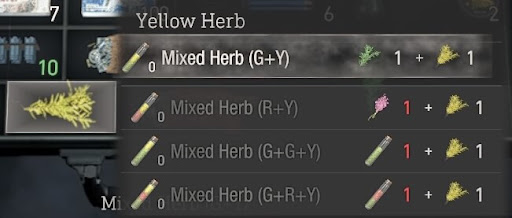 Yellow Herb Combination